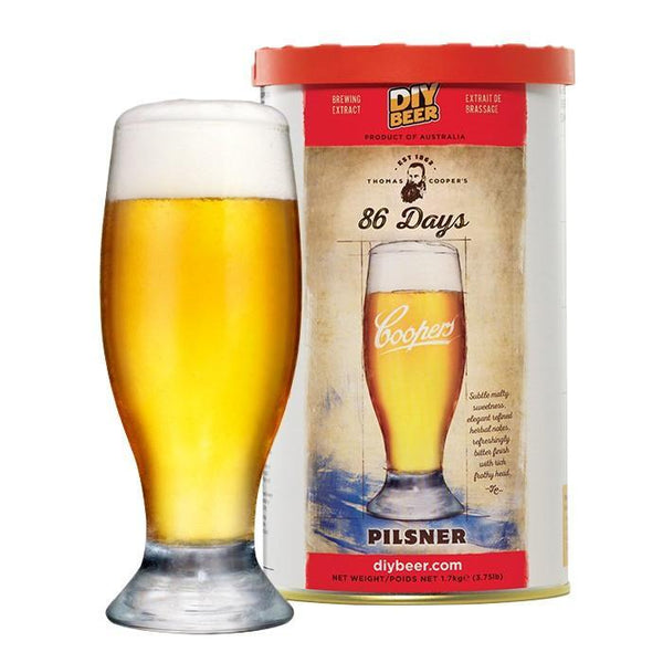 86 Days Pilsner - Coopers Beer Kit - Coopers Beer Kits